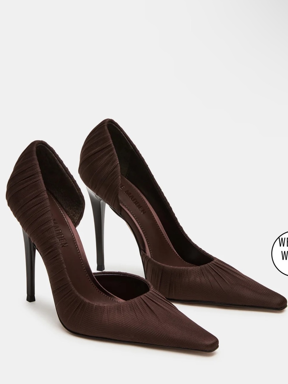 New Steve Madden Elegant brown pointy toe heels